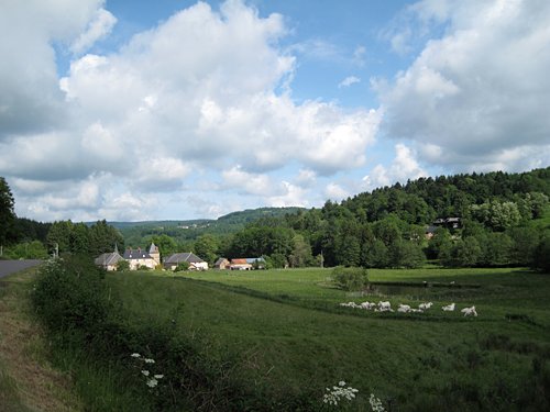 Entering the Morvan from Autun